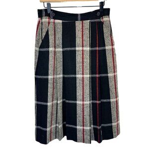 Summit Sportwear Vintage Plaid Academia Preppy Skirt Size Med Union Label